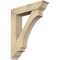 Ekena Millwork Imperial Traditional Rough Sawn Bracket w/ Offset Brace, Douglas Fir, 8"W x 36"D x 44"H BKT0806X36X44IMP01RDF - alternate 1